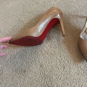 Christian louboutin Pigalle 100mm size 37.5